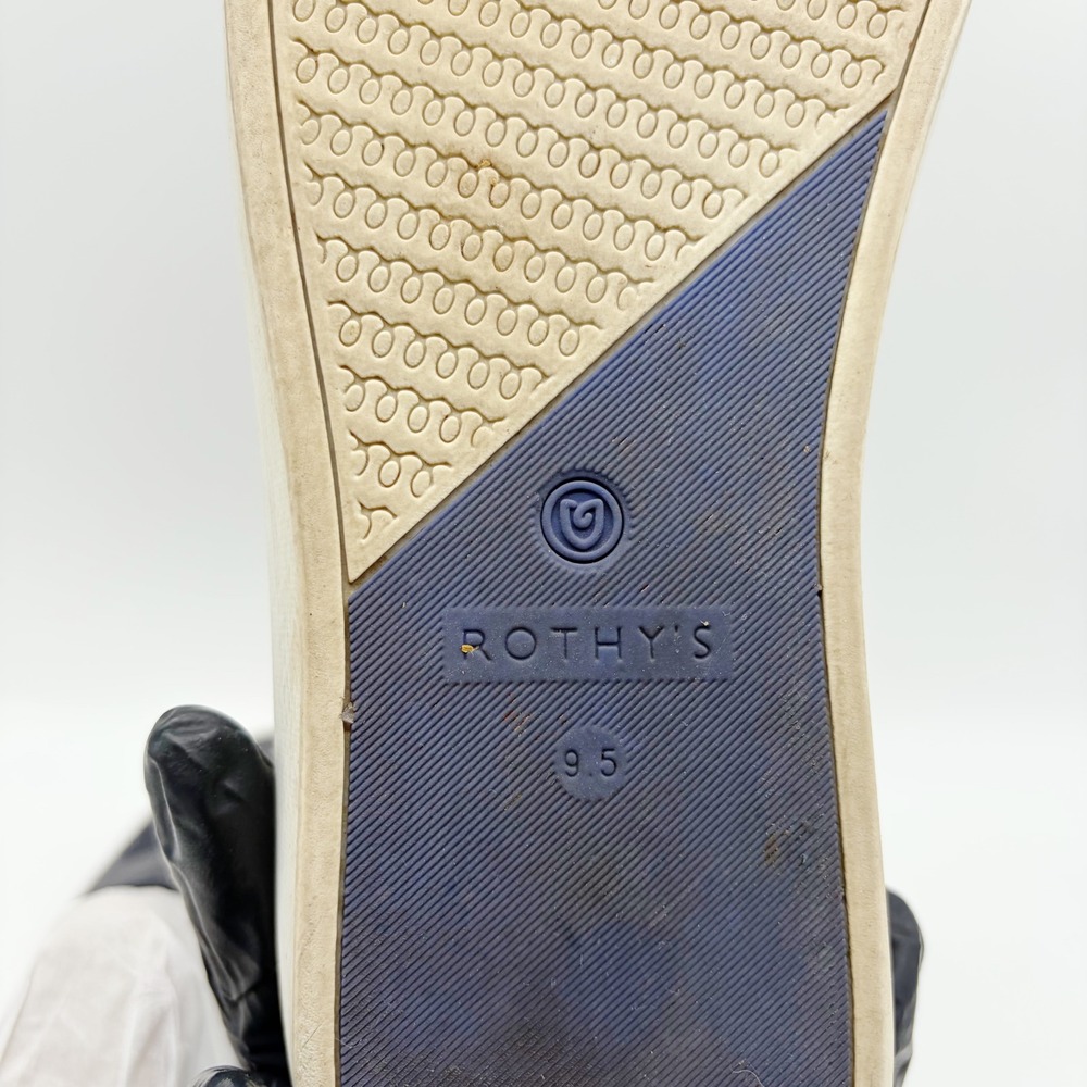 Rothy's The Sneaker Women 9.5 Grey Camo Slip On Knit Sustainable Comfort Shoes - Picture 7 of 9